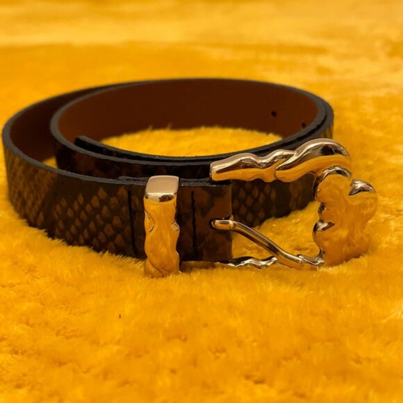 NWOT Sinéquanone Paris leather Belt - Picture 1 of 5